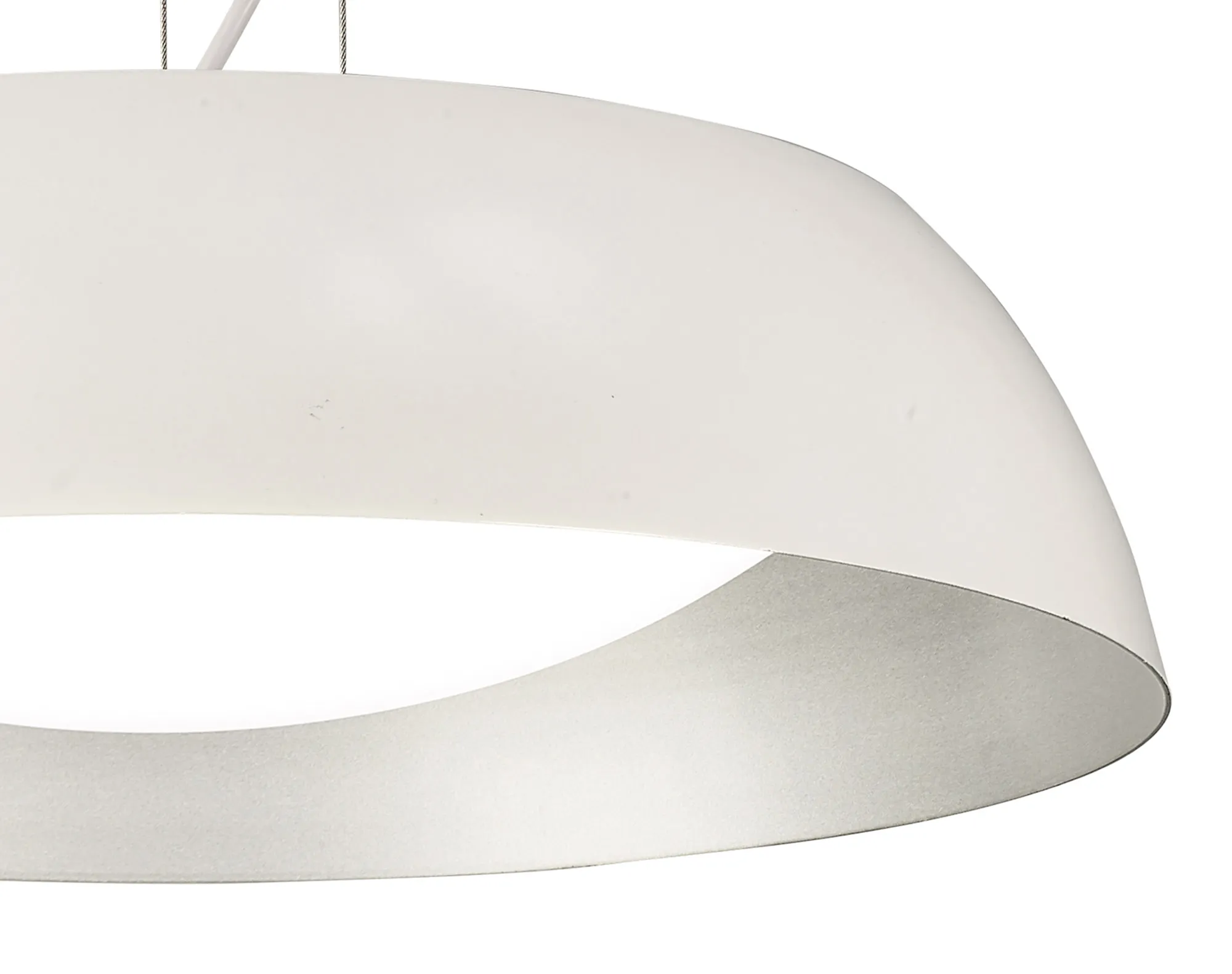 Argenta 18W LED Pendant Light Matt White M4840  Mantra Argenta